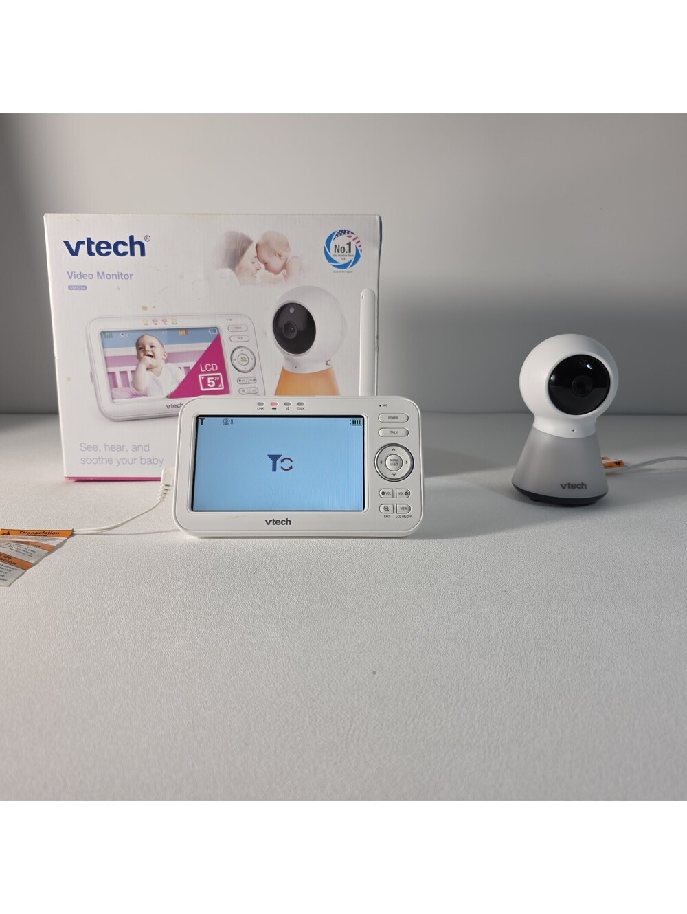 VTech VM5254 5" Digital Video Baby Monitor - White